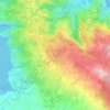 Honrado topographic map, elevation, terrain