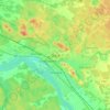 Ogre topographic map, elevation, terrain