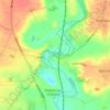 Enslow topographic map, elevation, terrain