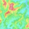 Zimica topographic map, elevation, terrain