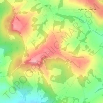 Mount Pleasant topographic map, elevation, terrain