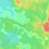 Tuusjärvi topographic map, elevation, terrain