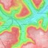 Gosbach topographic map, elevation, terrain