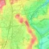Zappa topographic map, elevation, terrain