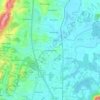 Hickory Woods topographic map, elevation, terrain