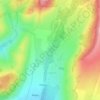 Teplice topographic map, elevation, terrain