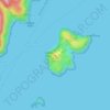 Adele topographic map, elevation, terrain