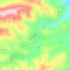 Roguliat topographic map, elevation, terrain