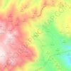 La Noria topographic map, elevation, terrain