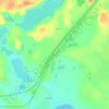 Kevin topographic map, elevation, terrain