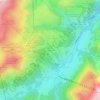 Oberlech topographic map, elevation, terrain