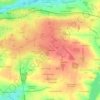 La Ménardière topographic map, elevation, terrain