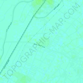 صبيح topographic map, elevation, terrain