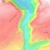 Φαράγγι Βίκου topographic map, elevation, terrain