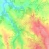 La Jourdanie topographic map, elevation, terrain