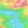 Timau topographic map, elevation, terrain