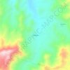 Las Bateas topographic map, elevation, terrain