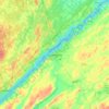 Ogdensburg topographic map, elevation, terrain