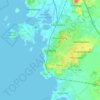 Varberg topographic map, elevation, terrain