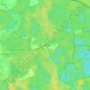 Wodnica topographic map, elevation, terrain