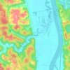 Southside topographic map, elevation, terrain