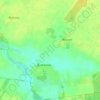 Bagno topographic map, elevation, terrain