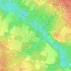 Julliac topographic map, elevation, terrain