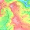 Wirksworth Moor topographic map, elevation, terrain