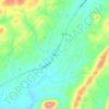 Allen topographic map, elevation, terrain