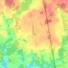 Strange topographic map, elevation, terrain