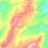 Samoyao topographic map, elevation, terrain