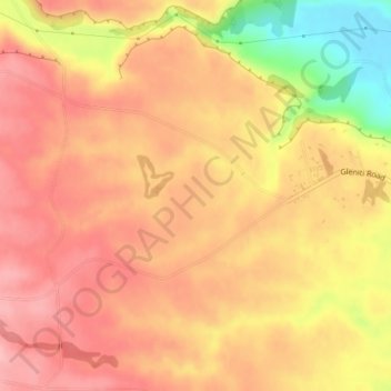 Hadlow topographic map, elevation, terrain