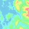 Plaridel topographic map, elevation, terrain