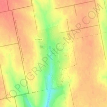 Pavlynka topographic map, elevation, terrain