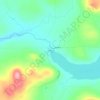 Kokadjo topographic map, elevation, terrain