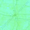 Bang Len topographic map, elevation, terrain