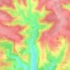 Stonor topographic map, elevation, terrain