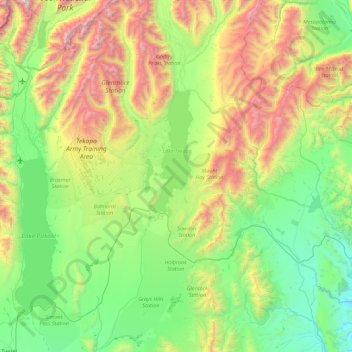 Motuariki Island topographic map, elevation, terrain