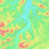 Subaykhah topographic map, elevation, terrain
