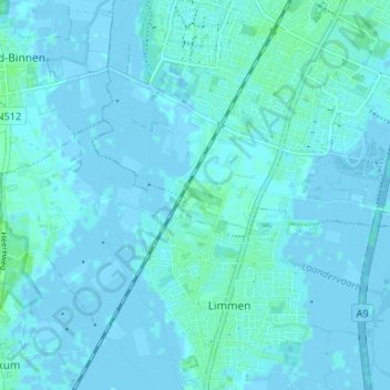 Kapel topographic map, elevation, terrain