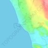 Scoglitti topographic map, elevation, terrain