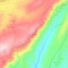 Algodres topographic map, elevation, terrain