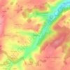 Les Vinées topographic map, elevation, terrain