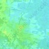 Les Terres topographic map, elevation, terrain