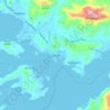 Coron topographic map, elevation, terrain