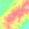 Zebreira topographic map, elevation, terrain