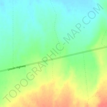 Great Basin topographic map, elevation, terrain