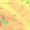 Piechcin topographic map, elevation, terrain