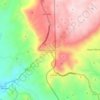 Katipunan topographic map, elevation, terrain