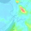 Maasin topographic map, elevation, terrain